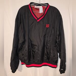 Rawlings Black Windbreaker with Red Trim